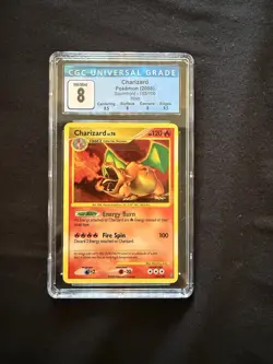 CGC 8 Charizard Holo 103/100 Stormfront 2008 Pokemon TCG English - Image 1