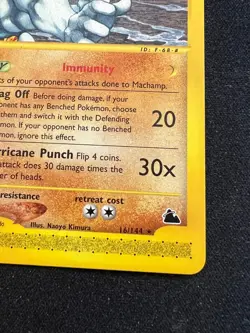 2003 pokemon Machamp #16/144 Skyridge rare non holo - Image 3