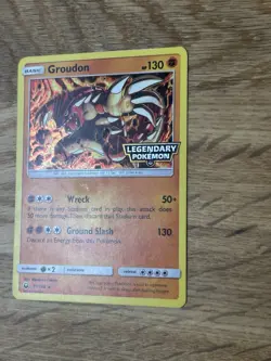Groudon 81/168 Legendary Pokemon Stamped Gamestop Promo Cosmos Holo - Image 2