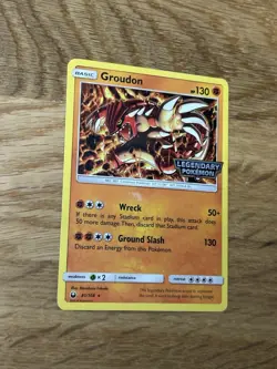 Groudon 81/168 Legendary Pokemon Stamped Gamestop Promo Cosmos Holo - Image 3