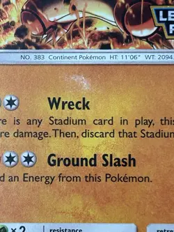 Groudon 81/168 Legendary Pokemon Stamped Gamestop Promo Cosmos Holo - Image 4