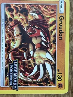 Groudon 81/168 Legendary Pokemon Stamped Gamestop Promo Cosmos Holo - Image 5