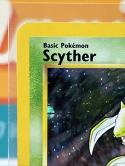 Scyther #17 Holo Rare Pokemon TCG 2000 Base Set 2 Unlimited MP Moderately Played - Image 4