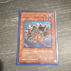 MISPRINT! Konami Yu-Gi-Oh! Toon Mermaid MRL-072 Ultra Rare Foil Unlimited EN - Image 3