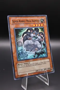 Super-Nimble Mega Hamster ABPF-EN0XX Absolute Powerforce Super Rare LP+/NM- YuGi - Image 2
