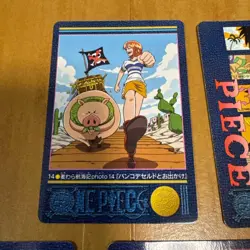 One Piece Visual Adventure 5 Card Set Trading Cards pre-owned condition - Image 2