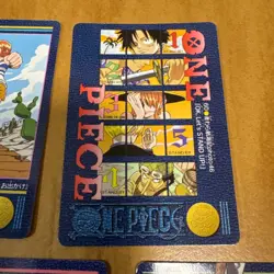 One Piece Visual Adventure 5 Card Set Trading Cards pre-owned condition - Image 3