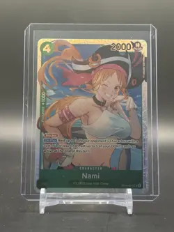 One Piece TCG Nami OP14-031 SR Azure Sea’s Seven Foil English - Image 1