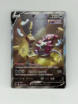 Pokemon Hoopa V GG53/GG70 Crown Zenith Galarian Gallery Full Art Pokemon TCG - Image 1