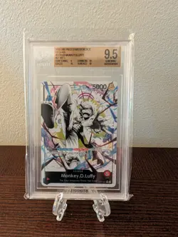 BGS 9.5 MONKEY D LUFFY ST21-001 ALT ART ONE PIECE STARTER DECK EX GEAR 5 - Image 1
