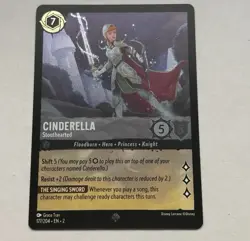 Disney Lorcana Cinderella Stouthearted Rise of the Floodborn 177/204 Cold Foil - Image 1