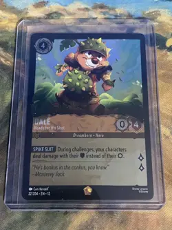Disney Lorcana Wilds Unknown - "DALE" Ready for His Shot Legendary #22/204 - Image 1