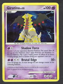 Giratina 4/146 Holo Rare MHP Pokemon Card HQ Scan - Image 1