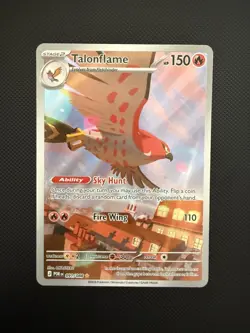 NM Talonflame 091/088 Perfect Order Illustration Rare Pokemon Card - Image 1