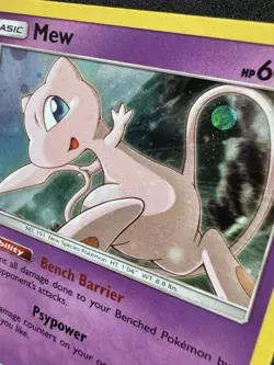 Pokemon Mew TCG Sun Moon SM215 Holo Promo Card Near Mint - Image 2