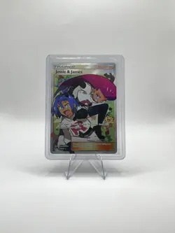 Pokemon TCG Jessie & James Trainer Full Art Ultra Rare Card 68/68 Hidden Fates - Image 2
