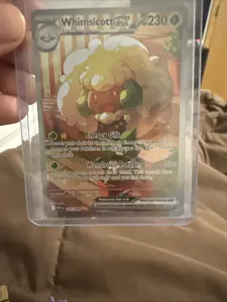 Whimsicott EX 165/086 Sv:10.5 White Flare Holo Card NM Pokemon - Image 1