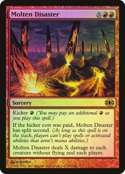 Future Sight MTG FOIL Molten Disaster Magic - Image 1