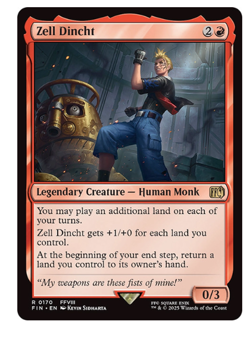 Zell Dincht Final Fantasy MTG - Image 1