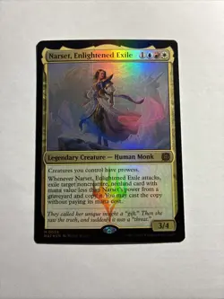 Narset, Enlightened Exile - March of the Machine Foil MTG Plus Bonus Rare!!! - Image 1