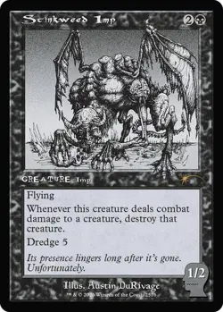 NM MTG FOIL STINKWEED IMP SECRET LAIR BRAIN DEAD NEW EARTH MENTALITY - Image 1