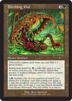 NM MTG FOIL BIRTHING POD SECRET LAIR TWO SCOOPS BACK IN MY DAY CHAOS VAULT - Image 1