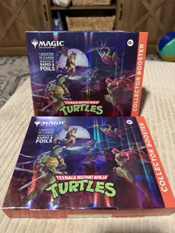 x2 MGT Teenage Mutant Ninja Turtles Collector Booster NEW FACTORY SEALED!! - Image 1