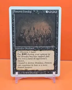 ⚫⚫⚫ (3) 1994 Magic The Gathering DEMONIC HORDES REVISED 3RD EDITION PLAYED ⚫ - Image 3