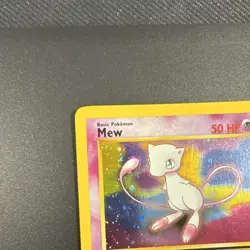 Pokemon TCG Mew Promo Holo Rare Wotc 09/53 Basic Psychic 50 HP 2000 Ken Sugimori - Image 2
