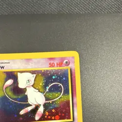 Pokemon TCG Mew Promo Holo Rare Wotc 09/53 Basic Psychic 50 HP 2000 Ken Sugimori - Image 3