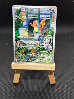 Pokemon TCG Charmander Scarlet & Violet Promo 044 Black Star - Image 1