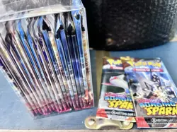 38 x SURGING SPARKS Sealed BOOSTER PACKS 10 Pokemon Cards Per Pack - Image 2