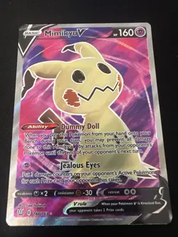 Pokemon TCG Mimikyu V 148/163 Battle Styles Full Art Holo Ultra Rare NM - Image 1