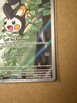 Pokemon TCG Emolga 112/086 & Tynamo 113/086 Black Bolt Illustration Rare - Image 4