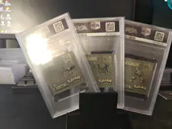 1999 POKEMON STICKERS SER 1 Abra Kadabra & Alakazam- Psa 9 - Image 2