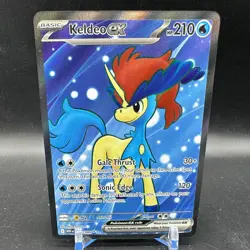 Keldeo Ex 159/086 Full Art Ultra Rare Pokemon TCG White Flare - Image 1