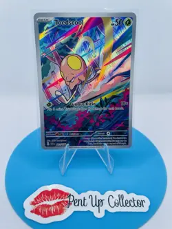 Pokemon TCG Toedscool 201/198 SV01 Scarlet & Violet Full Art Holo - Image 1