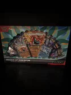 Pokemon TCG Masks of Ogerpon Premium Collection Box Sealed New - Image 1