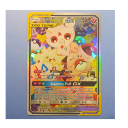 Togepi & Cleffa & Igglybuff GX 143/236 SM-Cosmic Eclipse TAG TEAM FA Holo - Image 1