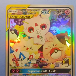 Togepi & Cleffa & Igglybuff GX 143/236 SM-Cosmic Eclipse TAG TEAM FA Holo - Image 2
