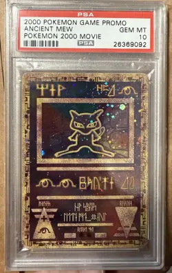 2000 Pokemon Ancient Mew PSA 10 GEM MINT Pokemon Movie Promo Holo - Image 1