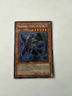 Yugioh - Blackwing - Elphin the Raven - Secret - Limited - CT06-ENS01 - LP - Image 1