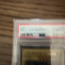 2003 Yu-Gi-Oh Red-Eyes B. Dragon 1st Edition SDJ-001 PSA 8 LOW POP- WOW Rare - Image 2