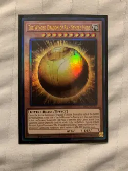 The Winged Dragon of Ra - Sphere Mode RA01-EN007 Prismatic Ultimate Rare YuGiOh - Image 1