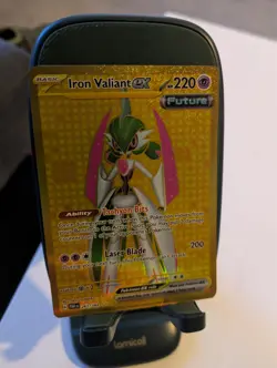 Iron Valiant EX 261/182 Sv04: Paradox Rift Holo Pokemon Card TCG NM - Image 1