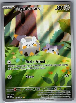 Togedemaru 104/094 ME02: Phantasmal Flames - Pokemon Card - NM - Image 1