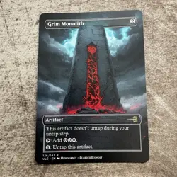 Grim Monolith - Custom Art MTG Magic The Gathering Playtest Card - Image 1