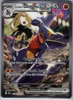 Cynthia's Garchomp ex - 232/182 SIR SV10: Destined Rivals - Pokemon Card - NM - Image 1