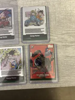 Dragon Ball Silver Energy Markers & Alt Art Fusion World Manga Lot of 10 Cards. - Image 4