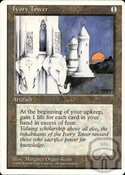 Ivory Tower R Fourth Edition Magic: The Gathering NM/M - Image 3